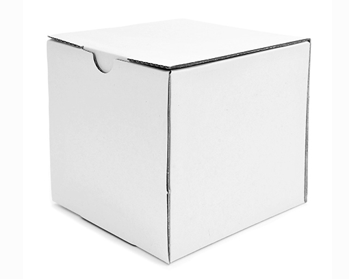 白色正方形纸箱